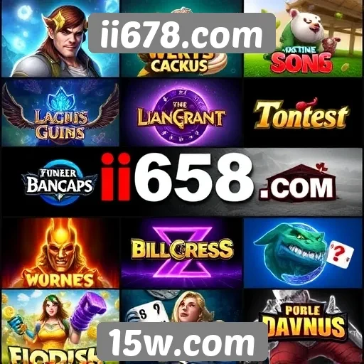 Análise da variedade de jogos disponíveis no ii678.com